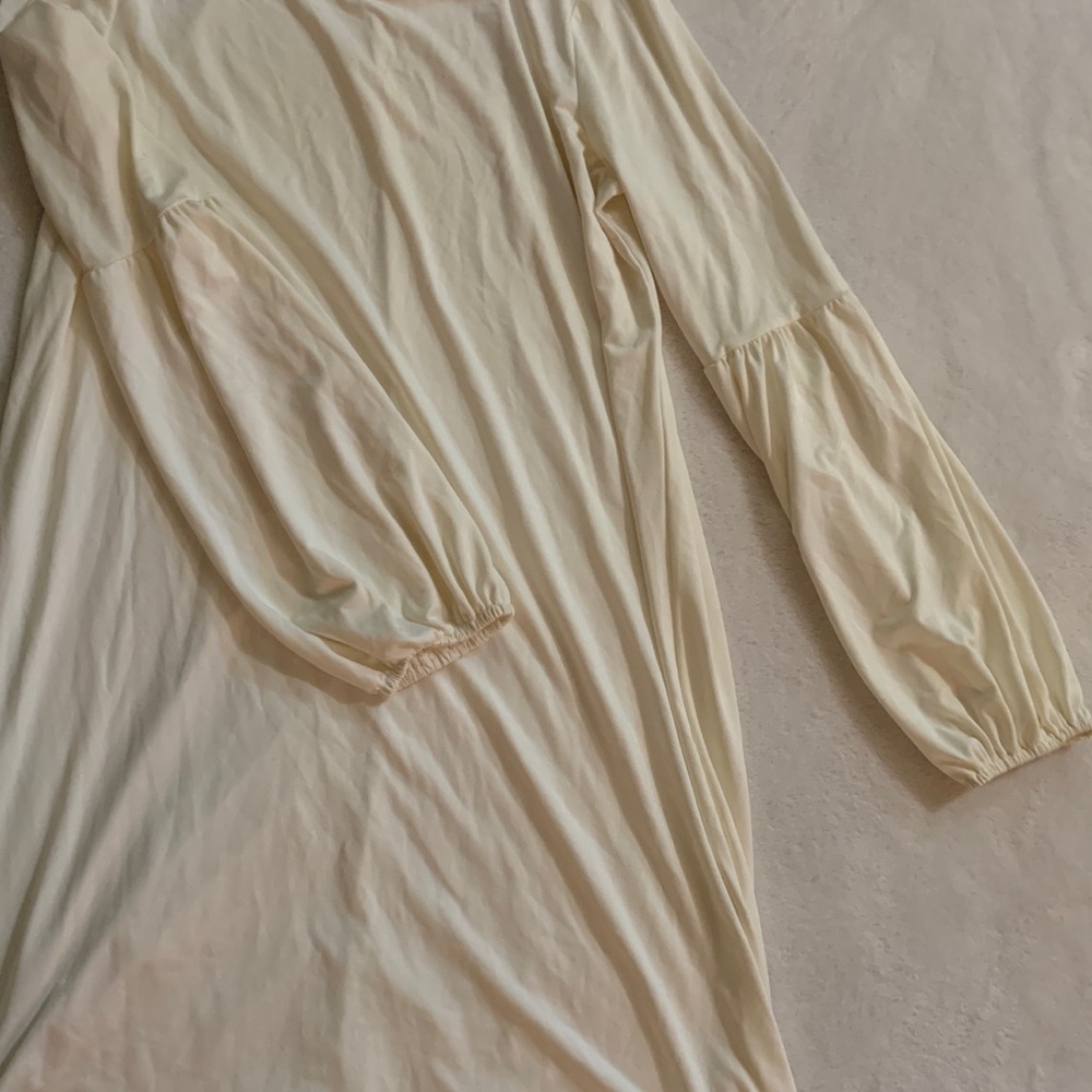 As U Wish Ivory Long Sleeve Dress